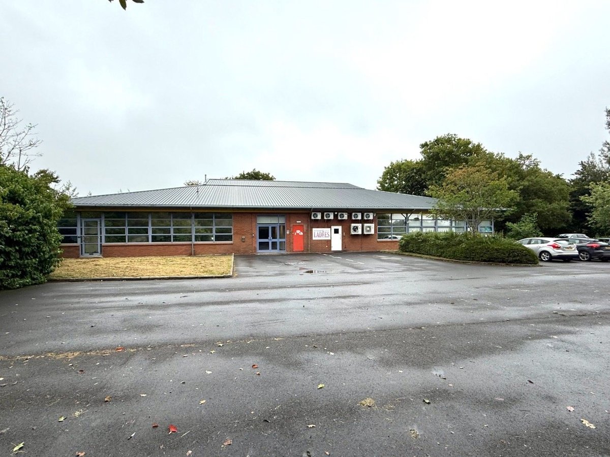 The Dafen Park building, the treatment room for clients seeing Jamie in Llanelli